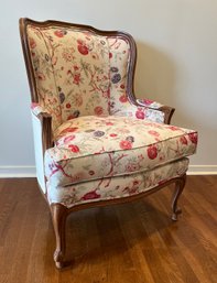 Ethan Allen Louis XV Style Wingback Arm Chair