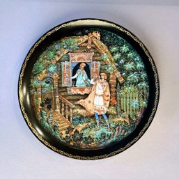 Decorative Plate Depicting The Tale Of The Snow Maiden, 1990