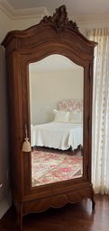 Louis XV Style Wardrobe With Mirrored Door