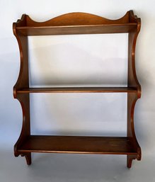 Chippendale Style Hanging Shelf