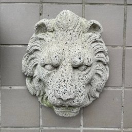 Nina Studio, Cement Outdoor Lion Mask With Spout For Mouth, Quakertown Pennsylvania