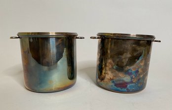 Two Silver Plated Ice Buckets, Puiforcat, France