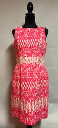 Size 6 Pink And Tan Taylor Dress