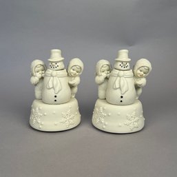 Department 56 Music Box Snow Babies Did He See You, C. 1999