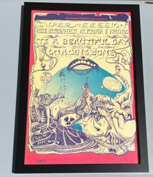 Original Concert Poster For SUPER SESSION: Mike Bloomfield Al Kooper & Friends, 1968