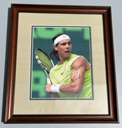 Rafael Nadal Signed Color Photograph