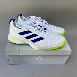 Adidas Men's Court Control Tennis Sneaker, Size 12 1/2, White/Black