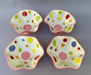 Four 'Polka Dots' Bowls, Ambiance Collections