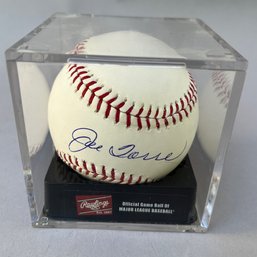Joe Torre Autographed Official Major League Baseball