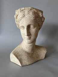 Reproduction Bust Of Thalia, Greek Muses And Patron Of Comedy
