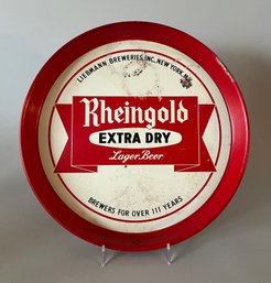 Vintage Rheingold Lager Tin Beer Tray