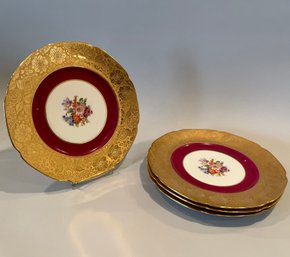 Four Limoges Plates
