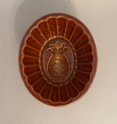 Vintage Jelly Mold With A Pineapple Design