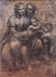 Da Vinci The Virgin And Child (Photo Reproduction Of The Drawing)