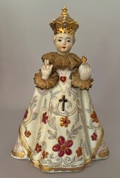 Porcelain Figure: Infant Of Prayer (718LA), Lefton, China