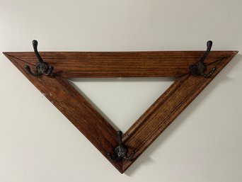 Triangular Wall-mounted Coat Hook