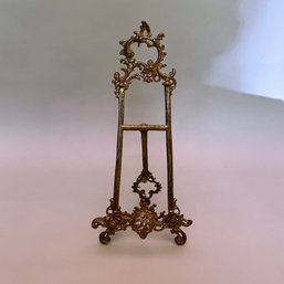 Rococo Style Brass Table Easel