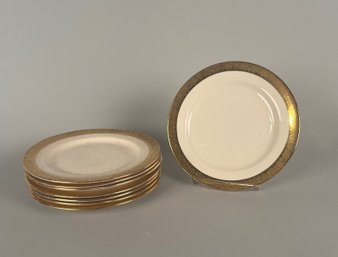 Set Of 8 Homer Laughlin Dishes With 22K Gold Decoration, USA