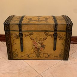 Painted Trunk Storage Chest, Modern, Painted Furniture