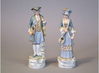 Two Royal Dux Figures - Musician Couple