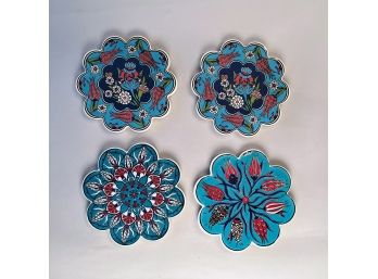 Set Of Four Ceramic Trivets