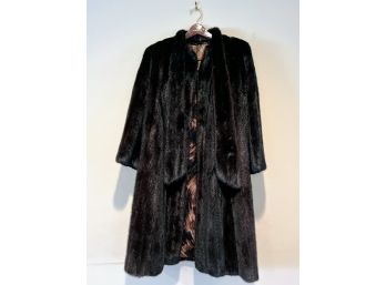 Full Length Black Mink Coat