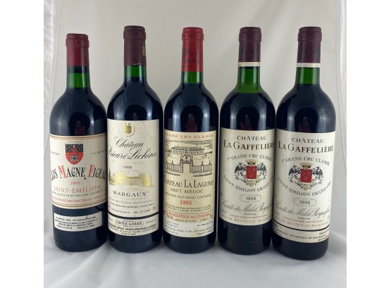 1995 Bordeaux Tasting Lot - 5 X 750ml