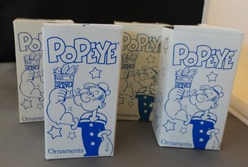 Popeye Ornaments By Presents 1987