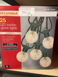 25 Jumbo Led Globe Lights