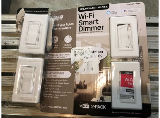 Four WIFI Smart Dimmer Switches