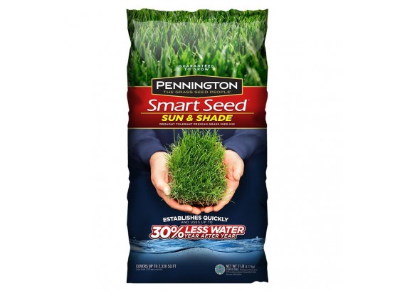 Five 7lb Bags Of Pennington Sun And Shade Grass Seed