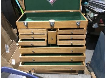 10 Drawer Machinist Tool Chest And Mobile Cart