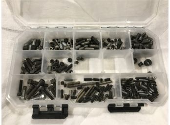 Collection Of Set Screws In Organizer