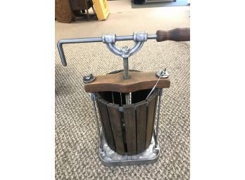 Beautifully Refurbished Small Antique Cider/Wine Press