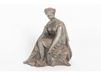 Vintage Classical Spelter Statuette