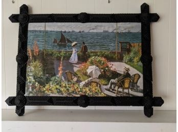 Vintage Hand Made Tramp Art Frame