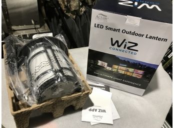 Pair Of Wiz LED Smart Outdoor Lanterns - New