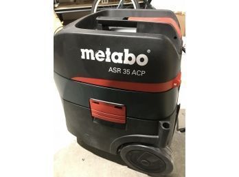 11.0 Amp Metabo ASR 35 Auto Clean Plus HEPA Vacuum, 9 Gallon - See Description