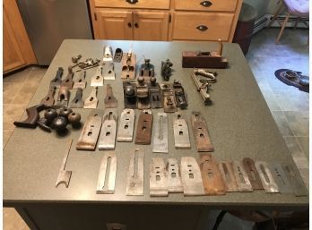 Collections Of Vintage Wood Plane Parts
