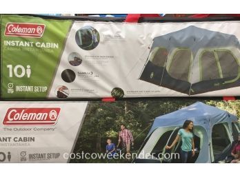 Coleman 10 Person Instant Setup Tent - See Description