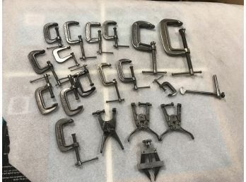 Collection Of Small Vintage Clamps