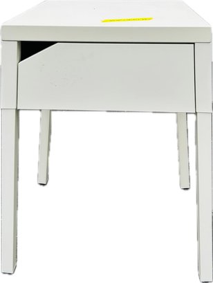 IKEA White Metal Side Table