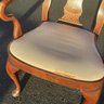 Chippendale Style Arm Chair With Chinoiserie Design Details