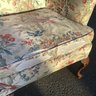 Quality Queen Anne Style Wing Chair - Signed 'Christman's Of Darien'