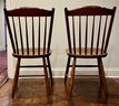 Pair Of Hitchcock Chairs - Signed