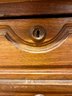 Antique Chest Of Drawers - Distinctive Carving - Beautiful Original Hardware