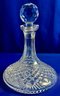 Waterford Ships Decanter - Signed Watermark On Base 'Waterford' - Alana Pattern