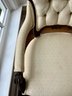 Victorian Armchair With Crest Back - Lovely Carving