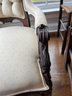 Victorian Armchair With Crest Back - Lovely Carving