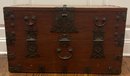 Antique Korean Tansu Chest With Brass Fittings